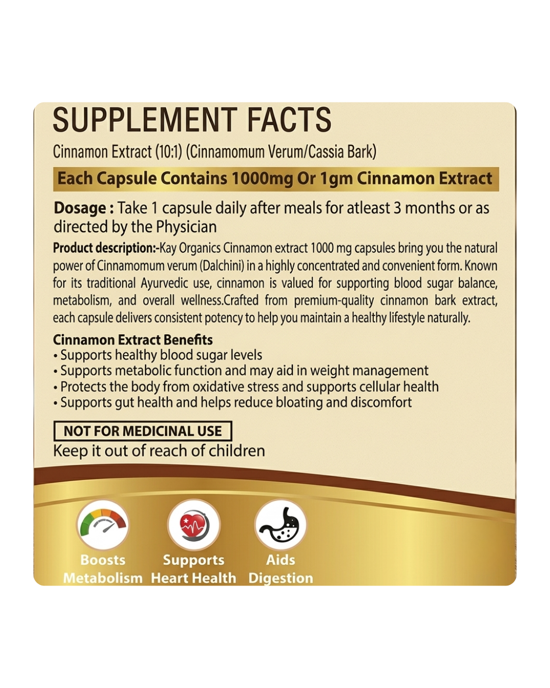 CINNAMON EXTRACT CAPSULE