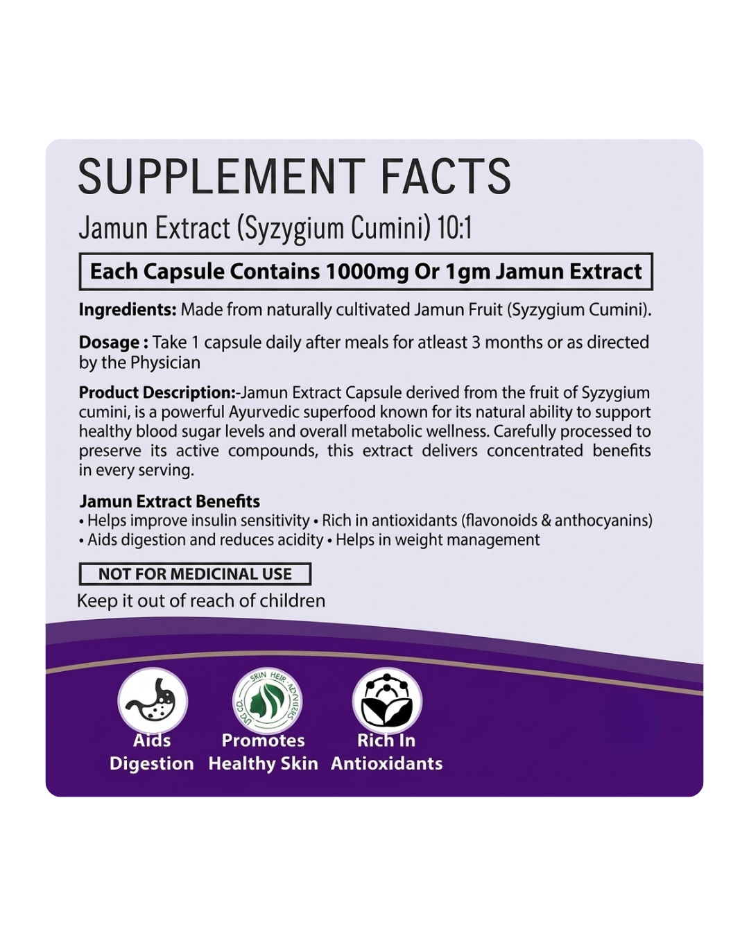JAMUN EXTRACT CAPSULE