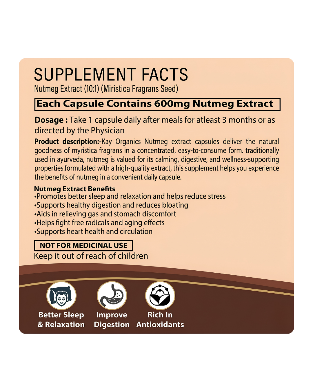 NUTMEG EXTRACT CAPSULE