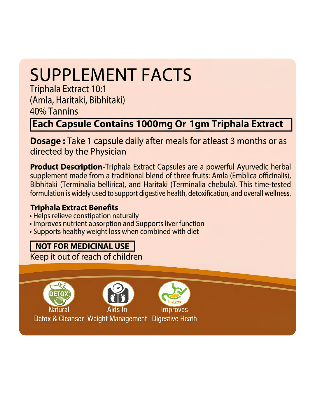 TRIPHALA EXTRACT CAPSULE