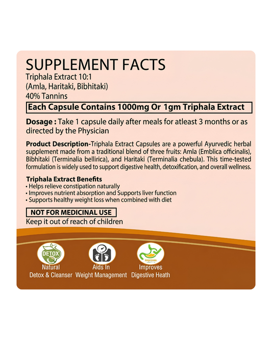 TRIPHALA EXTRACT CAPSULE